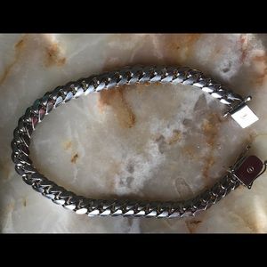 999 fine sterling silver Cuban link chain